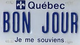 Des plaques personnalisées au Québec