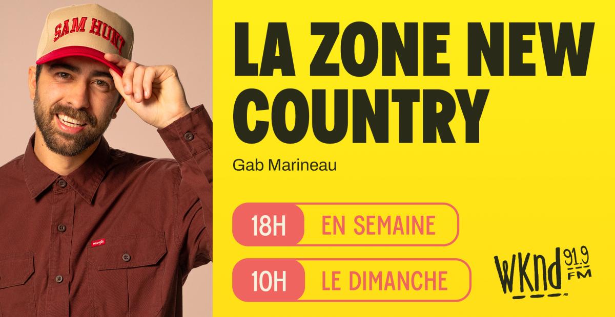 Une semaine festive pour le retour de La Zone New Country à 18h!