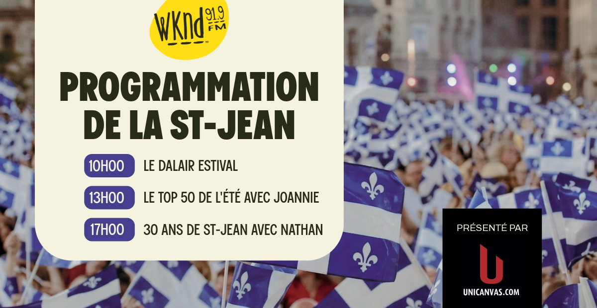 Programmation de la St-Jean 2026