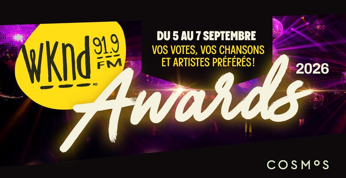 Votez pour vos chansons préférées et gagnez 200$ chez Cosmos.