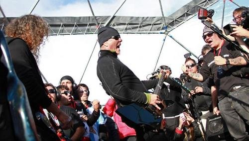Metallica en Antarctique : le spectacle intégral !