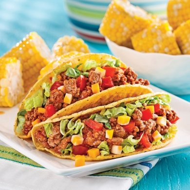 5 ingrédients/15 minutes: Tacos au boeuf haché