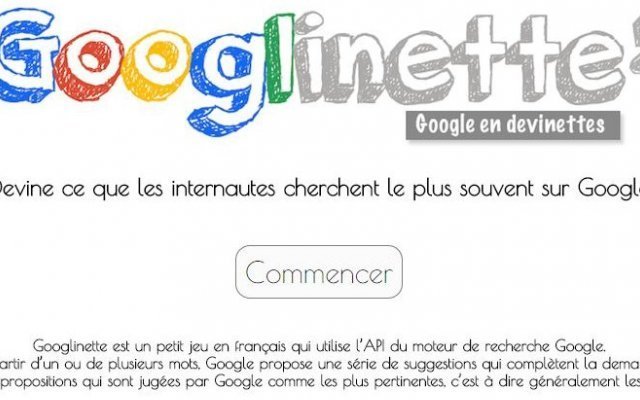 Googlinette : le jeu de devinettes sur les recherches Google