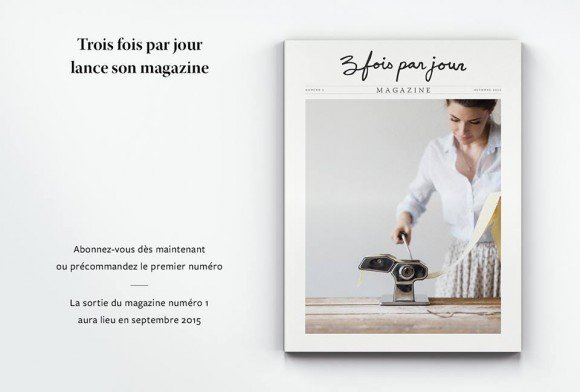 Trois fois par jour lance son MAGAZINE