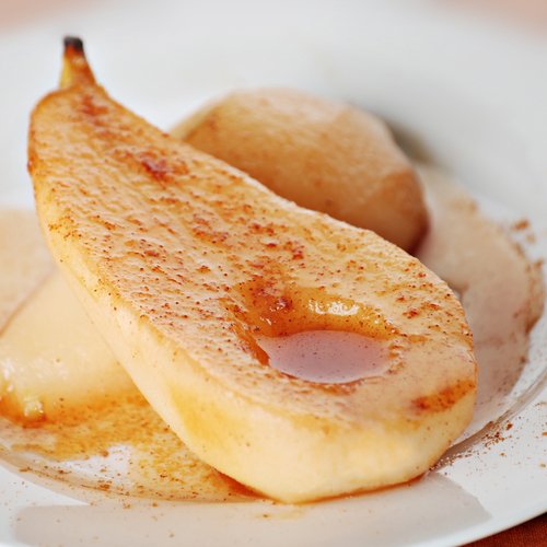 Les recettes vedettes: poire au rhum que pourrait entre autre aimer Bernard Derome!