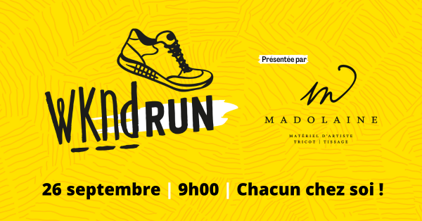 Participez virtuellement à la WKNDrun – 4e édition présentée par Madolaine