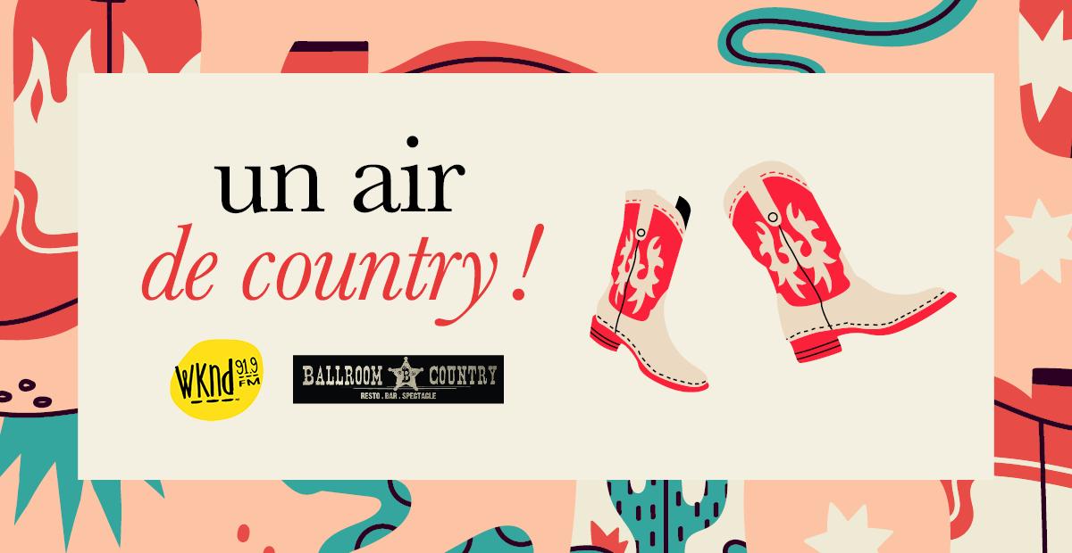 Le grand rendez-vous country, une invitation de Laurier Québec!