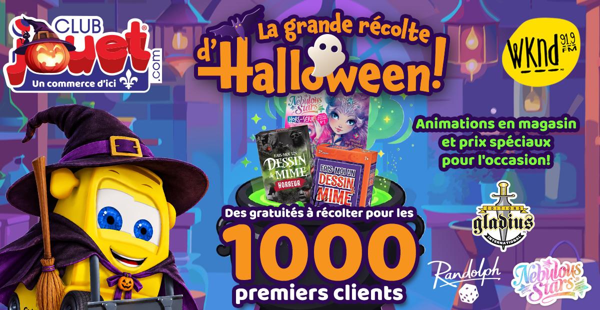 La grande récolte d'Halloween