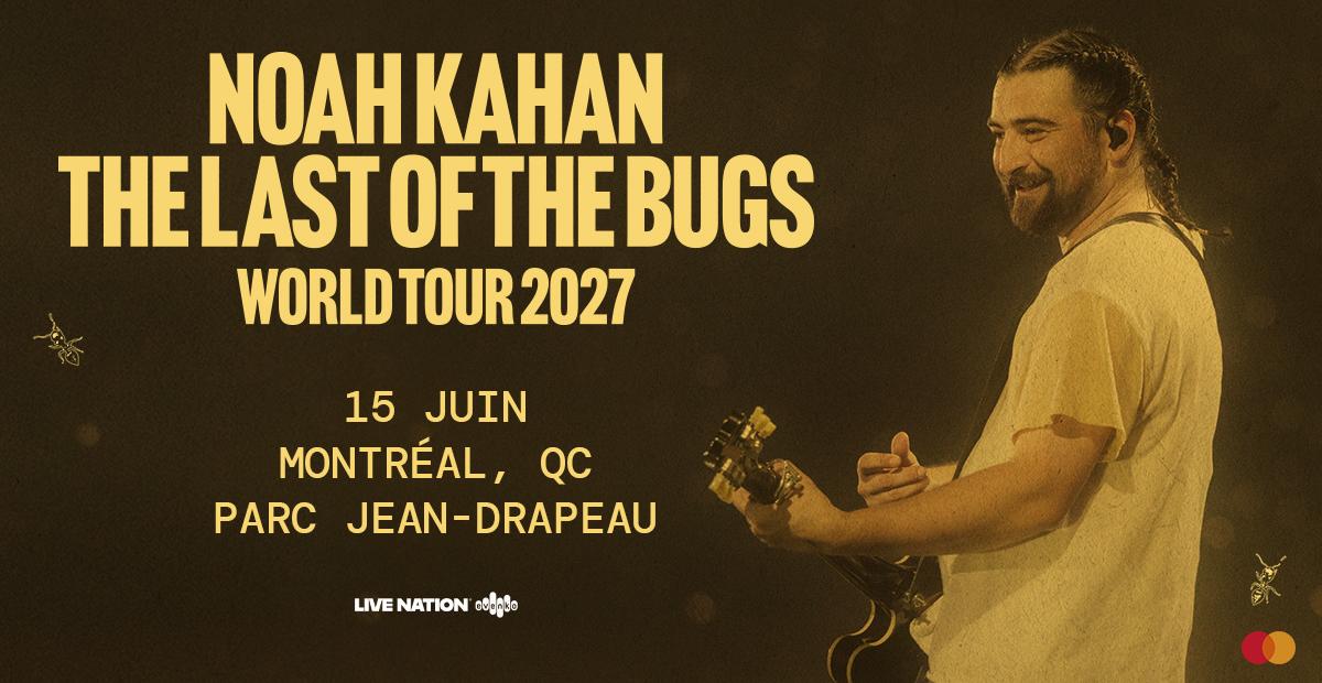Noah Kahan au Parc Jean-Drapeau!