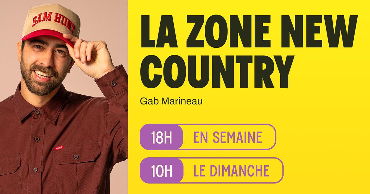 Zone New Country - Émission du 3 juin avec Francis Degrandpré et Gab Forest