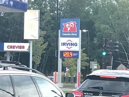 Augmentation du prix de l'essence à 1,20$ le litre